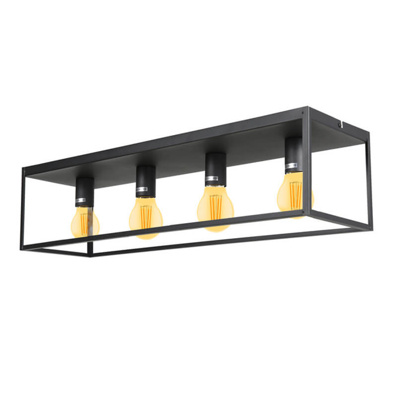 Trendy Plafondlamp zwart | Incl.Lichtbronnen | 16W | Dimbaar - Outledtl.nl